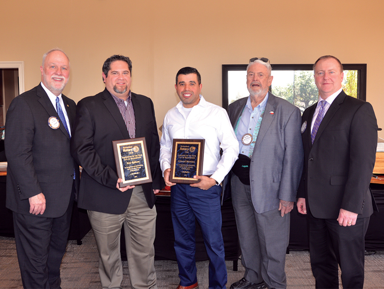 Rotary Club presents City employee awards