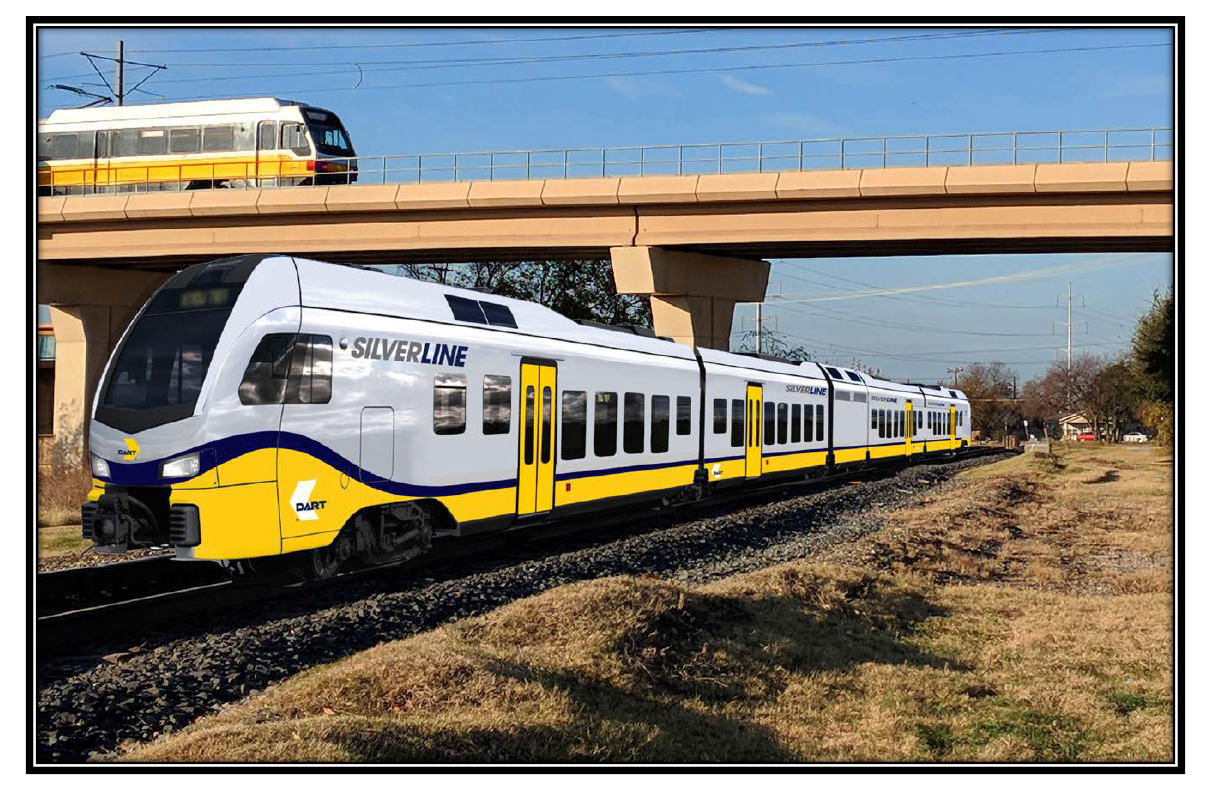 DART Renames Cotton Belt Commuter Service ‘Silver Line’