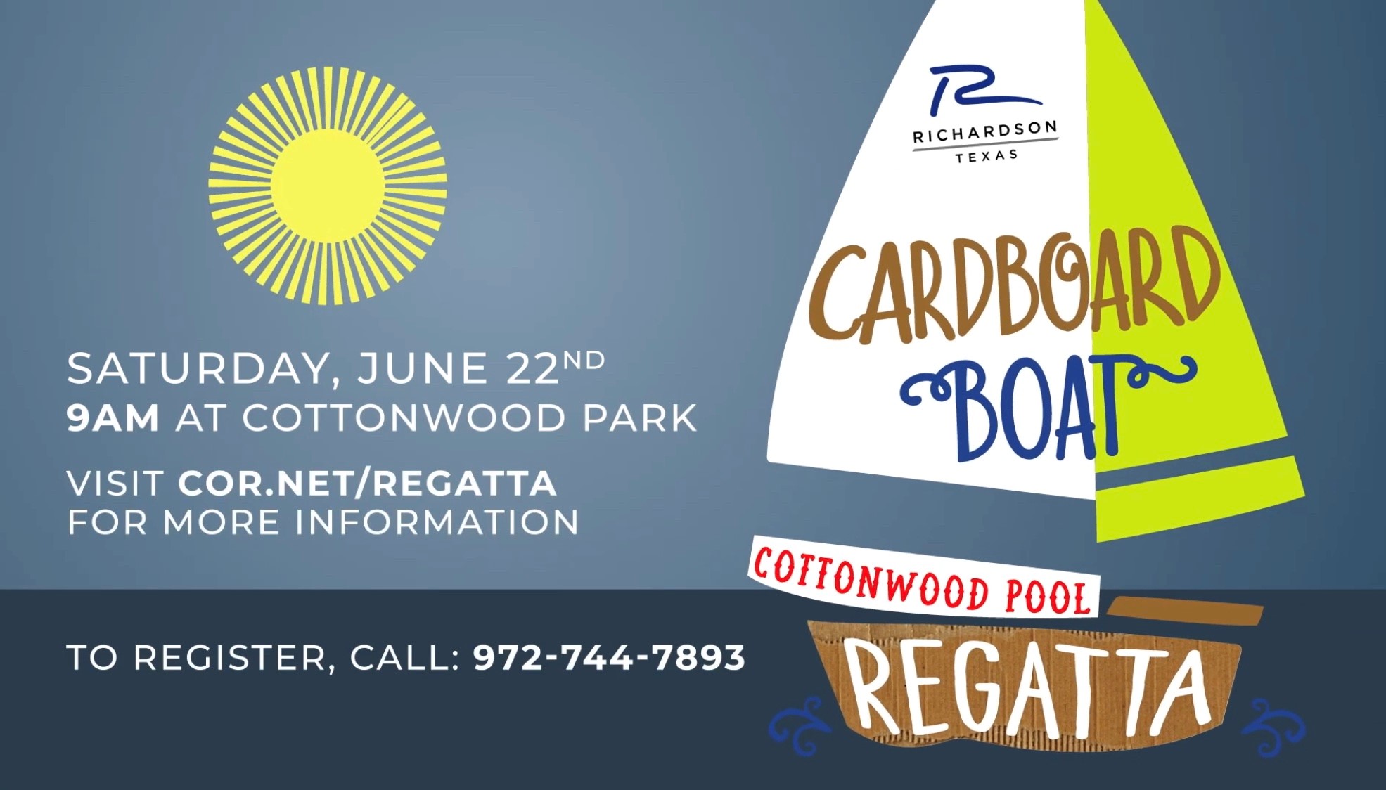 Annual Cardboard Boat Regatta taking place this Saturday