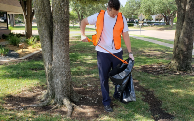 Corporate Cleanup Project Helps Beautify Commercial Area