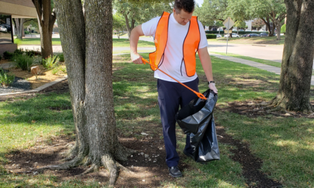 Corporate Cleanup Project Helps Beautify Commercial Area