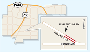 Portion of Belt Line Road May be Closed