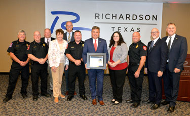 AHA Presents Lifeline Awards to Richardson Fire Department