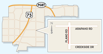 New Lane Closure Expected Along Plano Road