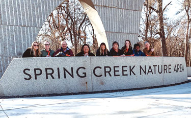 State Farm Employees Help Beautify Spring Creek Nature Area