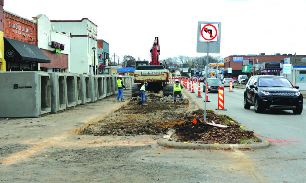 Lane closures continue as part of Main Street project