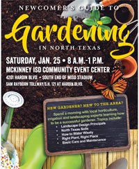 Save the Date: Annual “Newcomer’s Guide to Gardening” Event is Jan. 25