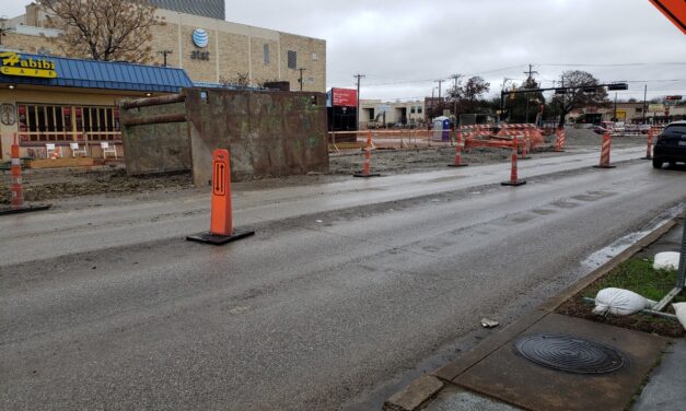Crews prepare to close main street feb. 8-9.