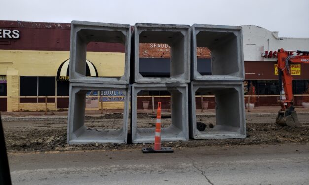Crews prepare to close main street feb. 8-9.