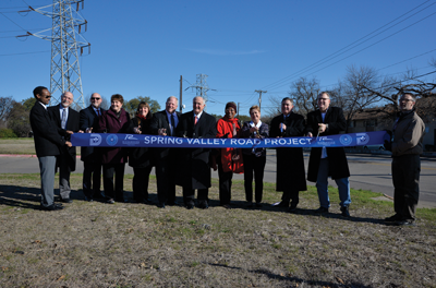 Spring Valley Road Project Complete; Ribbon Cutting Held Today