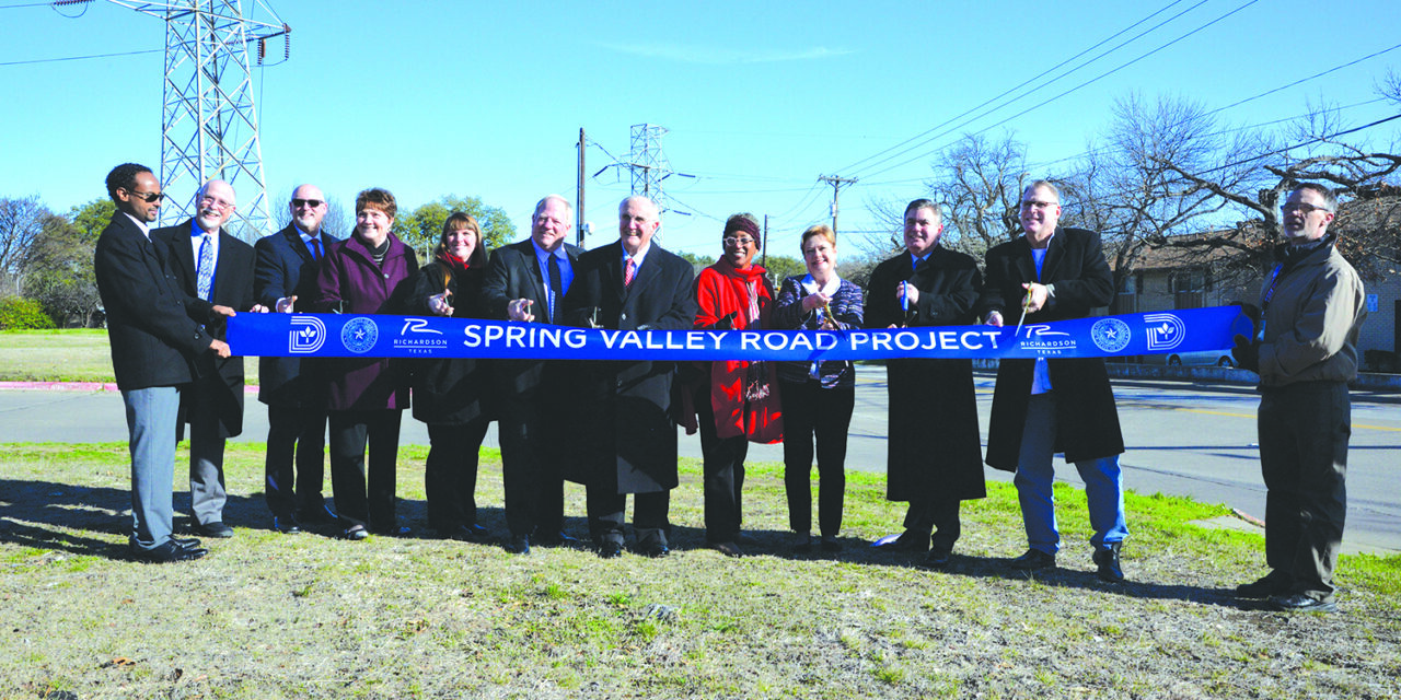 Ribbon cutting held for spring valley road