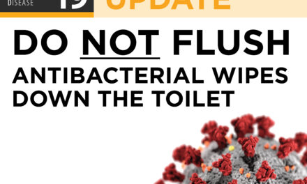 antibacterial wipes may cause problems in wastewater system