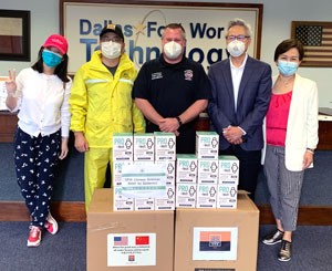 Fire Department Receives Donation of Masks