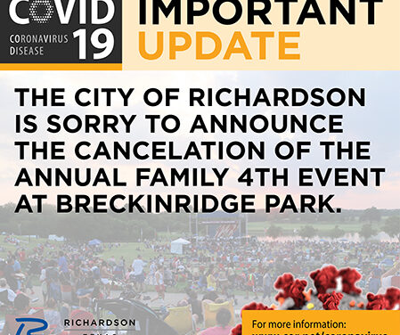 Richardson’s Annual Family Fourth Celebration Canceled
