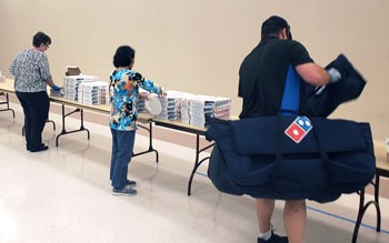 Domino’s Pizza Gifts City Employees, Health Care Workers with Free Lunch