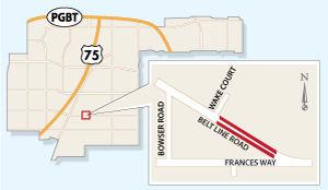 Belt Line Lane Closures