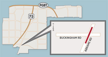 Lane Closures Expected Near Abrams/Buckingham Intersection