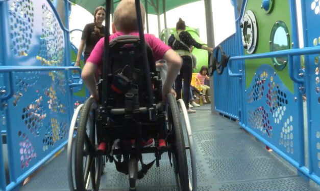 Ann Eisemann Inclusive Playground at Cottonwood Park Reopens