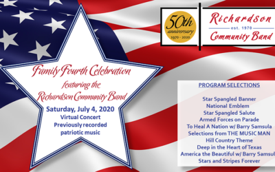 Richardson Community Band Offers Online Audio of Past Concerts