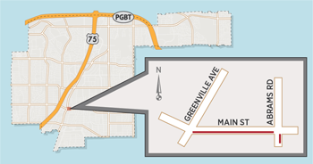 New Lane Closures in Main Street Area