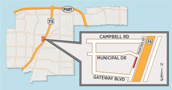 Cable Install to Cause Lane Closure on US 75 Frontage Road