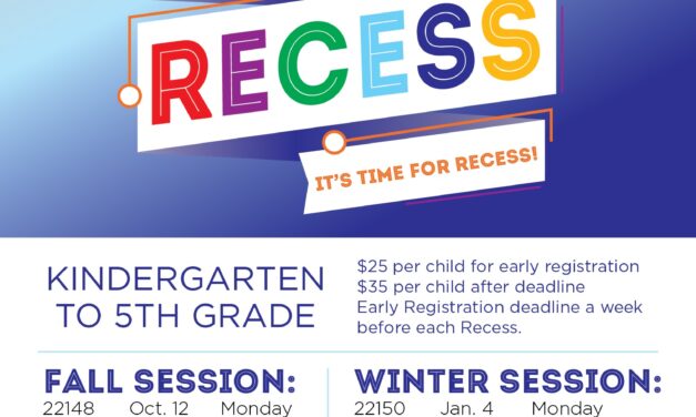 “Recess!” Day of Play Nov. 3 at Heights Recreation Center