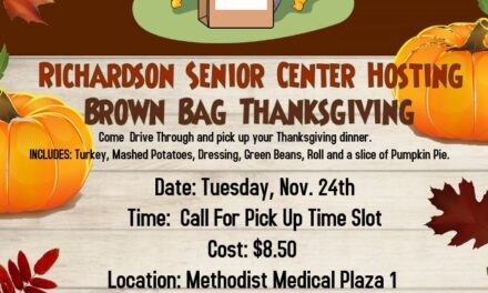 Register Now for Senior Center Drive-thru “Brown Bag Thanksgiving”