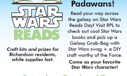 “Star Wars Reads Day” Oct. 17 Features Freebies and Fun