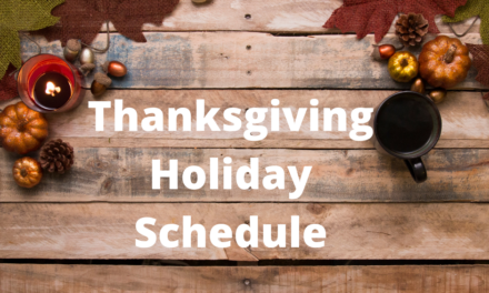 For the Thanksgiving holiday Nov. 26-27, City facilities and services will operate according to the following holiday schedule.