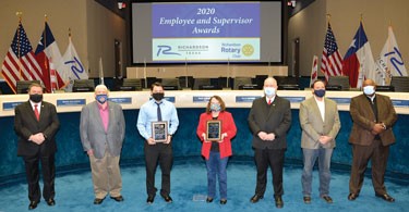 City Employees Honored by Richardson Rotary Club