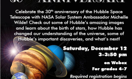 Celebrate Hubble Space Telescope’s 30th Anniversary Dec. 12