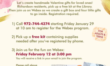 Register Now to Make Artsy Valentine Gifts