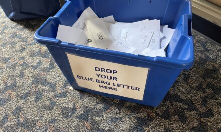 Blue Bag Letters Mailed out