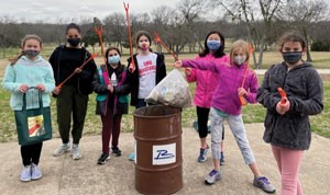 Girl Scouts Clean Up Duck Creek, Breckinridge Parks