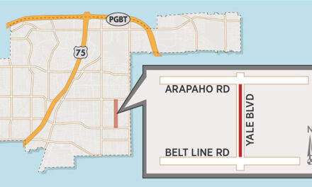 Bike Lanes Repainted Along Section of Yale Blvd.