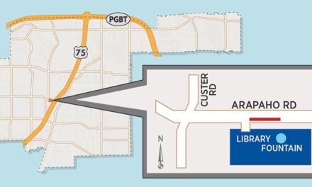 Lane on Eastbound Arapaho to Temporarily Close Near Library