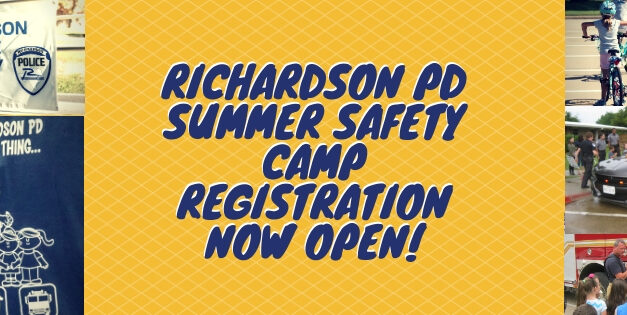 Registration Open for Police Department’s Summer Safety Camp