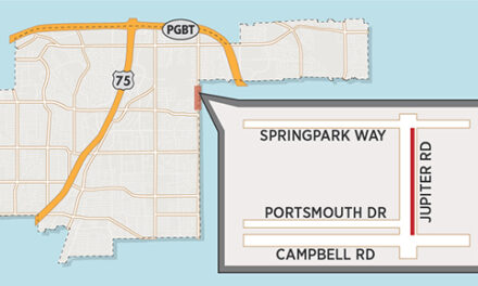 Lane Closure Expected on Jupiter Road North of Campbell Road