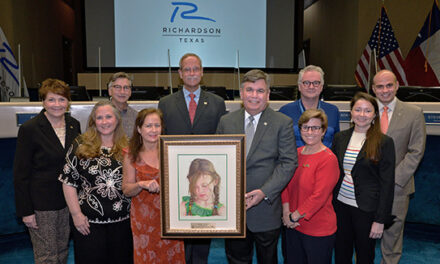 RCAS Donates Painting to Library