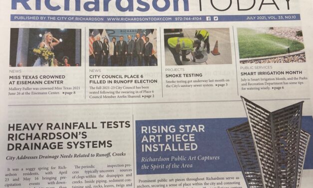 Richardson Today in Mailboxes this Weekend