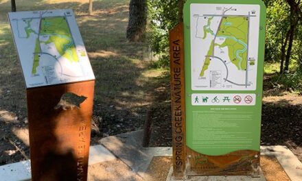 Wayfinding Signs Installed at Spring Creek Nature Area