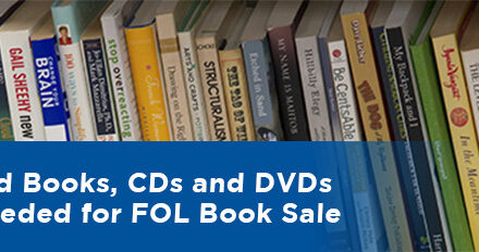 Reuse Books, Other Media by Donating to Upcoming FOL Book Sale 