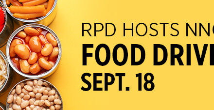 RPD “Can Do” Food Drive Sept. 18