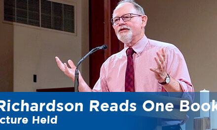 “Richardson Reads One Book” Lecture Held