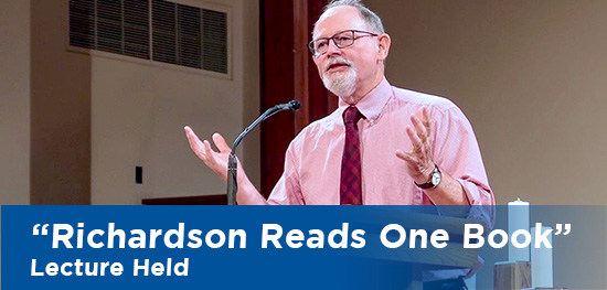 “Richardson Reads One Book” Lecture Held
