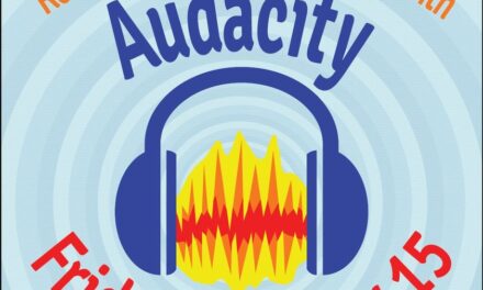 Free Instruction in Audacity Oct. 15