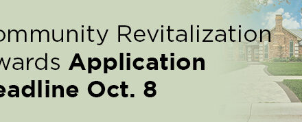 Community Revitalization Awards Application Deadline Oct. 8