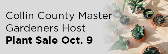 Collin County Master Gardeners Host Plant Sale Oct. 9