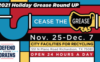 “Cease the Grease” Cooking Oil Collection Starts Tomorrow