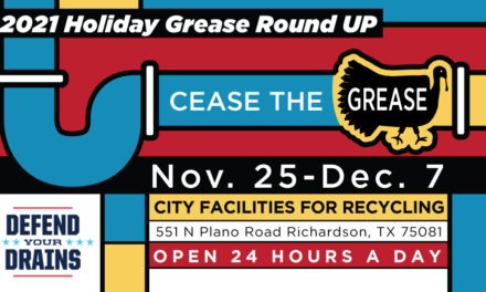 “Cease the Grease” Cooking Oil Collection Starts Tomorrow